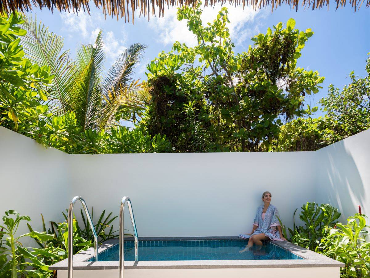 Le Méridien Maldives Resort & Spa, Malediven, Beach Villa with Garden Pool, Pool