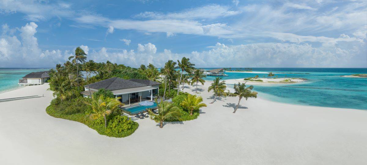Le Méridien Resort & Spa, Malediven, Thilamaafushi Villa, Außenansicht