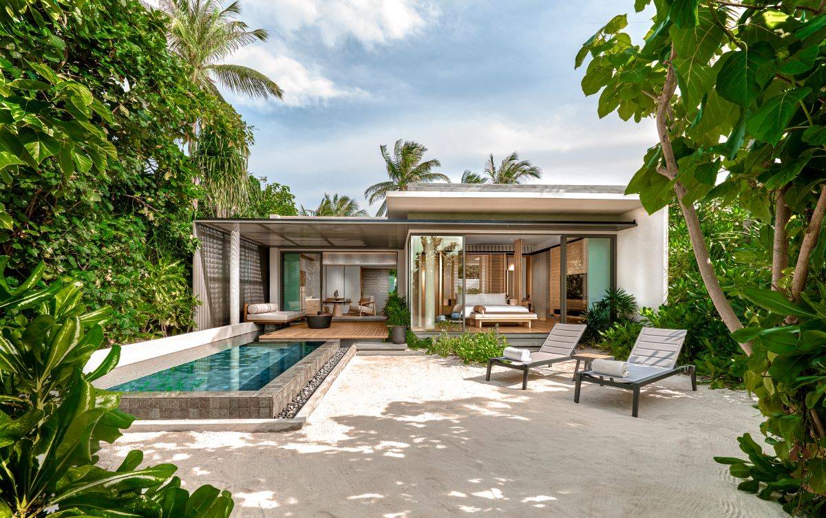 Alila Kothaifaru Maldives, Malediven, Beach Pool Villa, Außenansicht