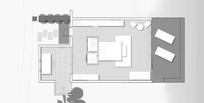 Grundriss, Lagoon Villa, Lily Beach Resort & SPA