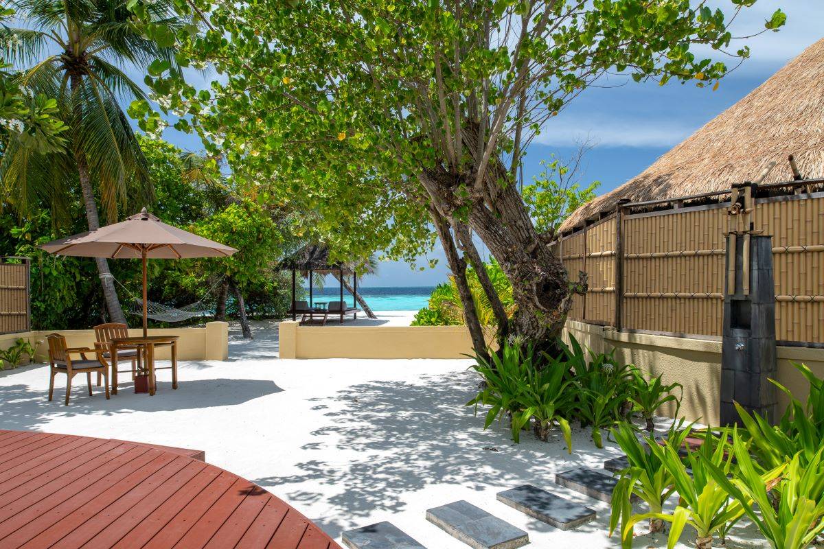 Banyan Tree Vabbinfaru, Oceanview Pool Villa, Ausblick