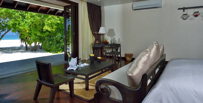 Wohnbereich, Sunset Junior Suites, Atmosphere Kanifushi Maldives