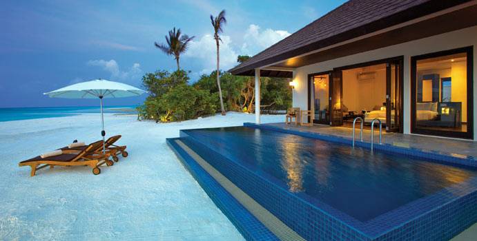 Pool, Sunset Pool Villa, Atmosphere Kanifushi Maldives 