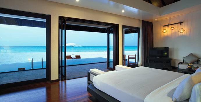 Meerblick, Sunset Pool Villa, Atmosphere Kanifushi Maldives 