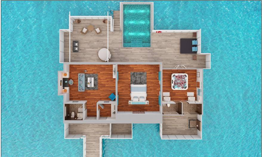 NH_Maldives_Kuda_Rah_Resort_Over_Water_Suite_with_Private_Pool_Floor_Plan_2