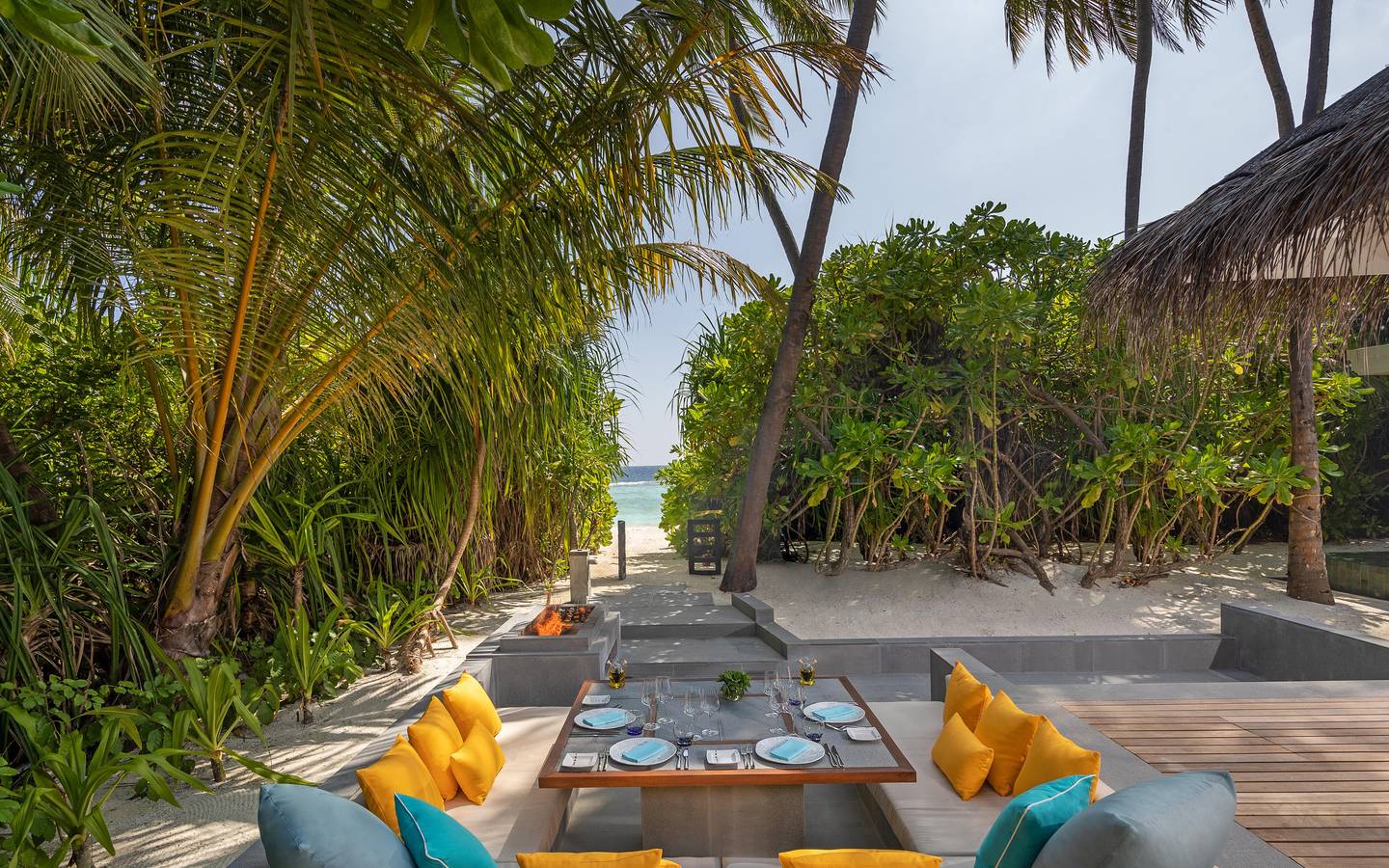 Anantara Kihavah - Two Bedroom Beach Pool Residence Außenbereich