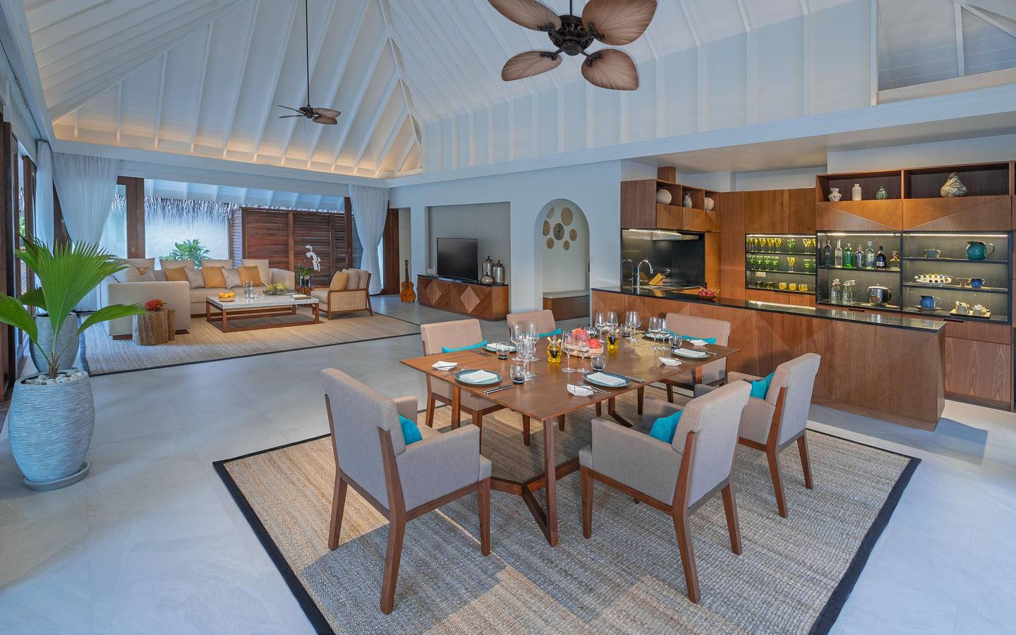 Anantara Kihavah - Exterior View Three Bedroom Beach Pool Residence Essen