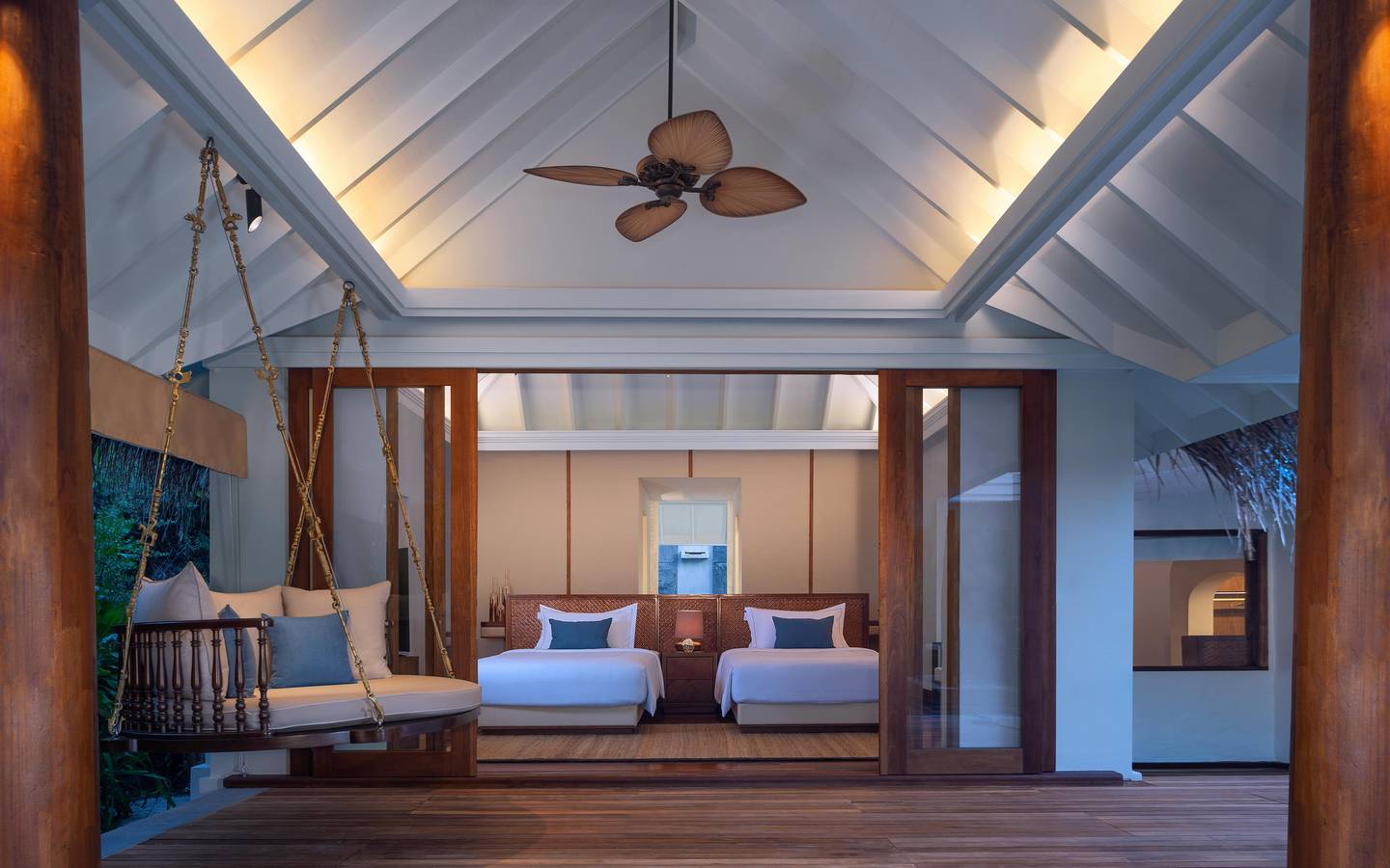 Anantara Kihavah - Beach Residence Schlafzimmer