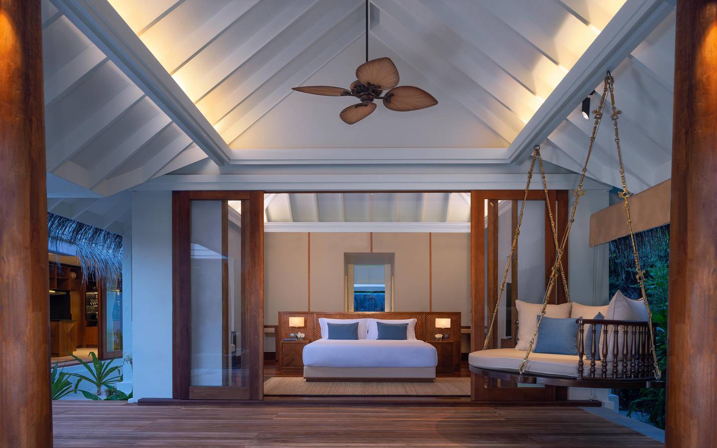 Anantara Kihavah - Beach Residence Schlafzimmer