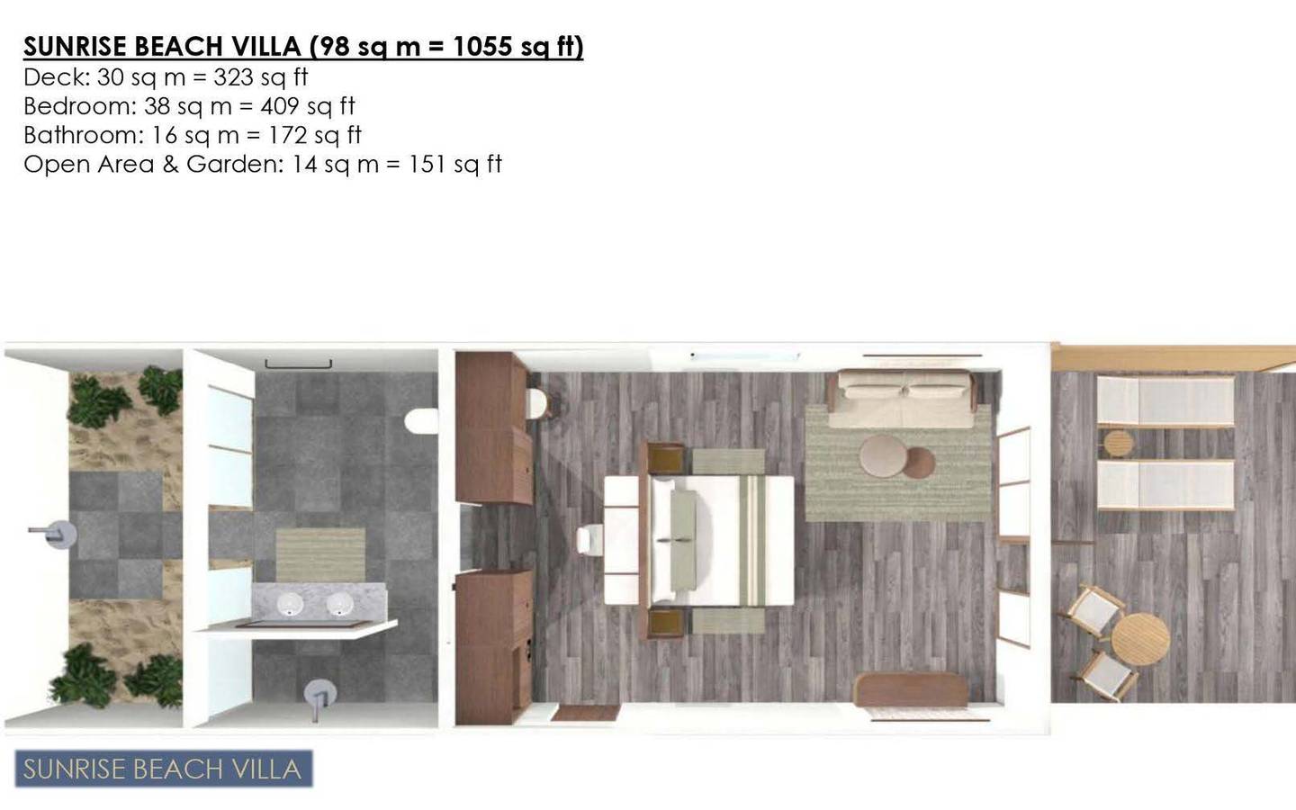 Nala Maldives_Sunrise_Beach_Villa_Floor_Plan