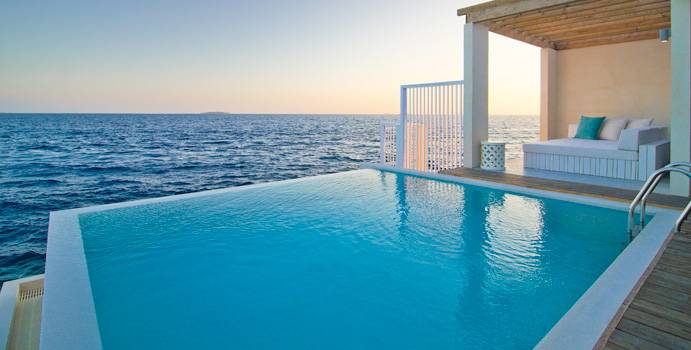 Pool Bedroom Ocean Lagoon House, Amilla Fushi, Malediven
