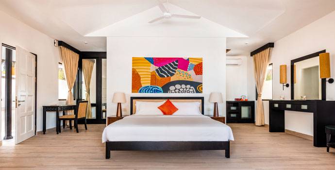 Wohnen, Deluxe Beachfront Pool Villa, Angsana Velavaru