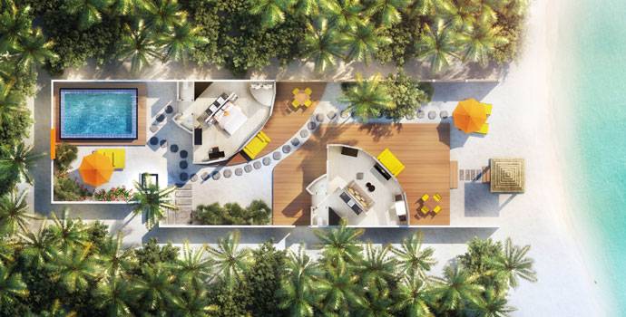 Grundriss, Velavaru Villa Two Bedroom Villa, Angsana Velavaru