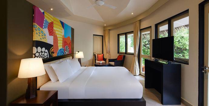 zweites Schlafzimmer, Angsana Three Bedroom Pool Villa, Angsana Velavaru