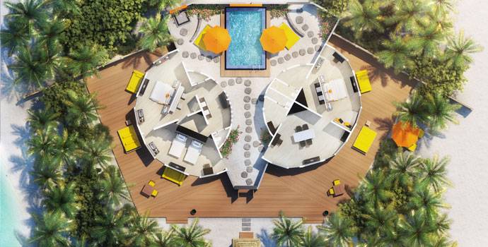 Grundriss, Angsana Three Bedroom Pool Villa, Angsana Velavaru