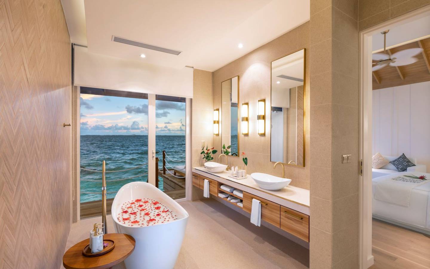 Sunset Water Villa with Pool