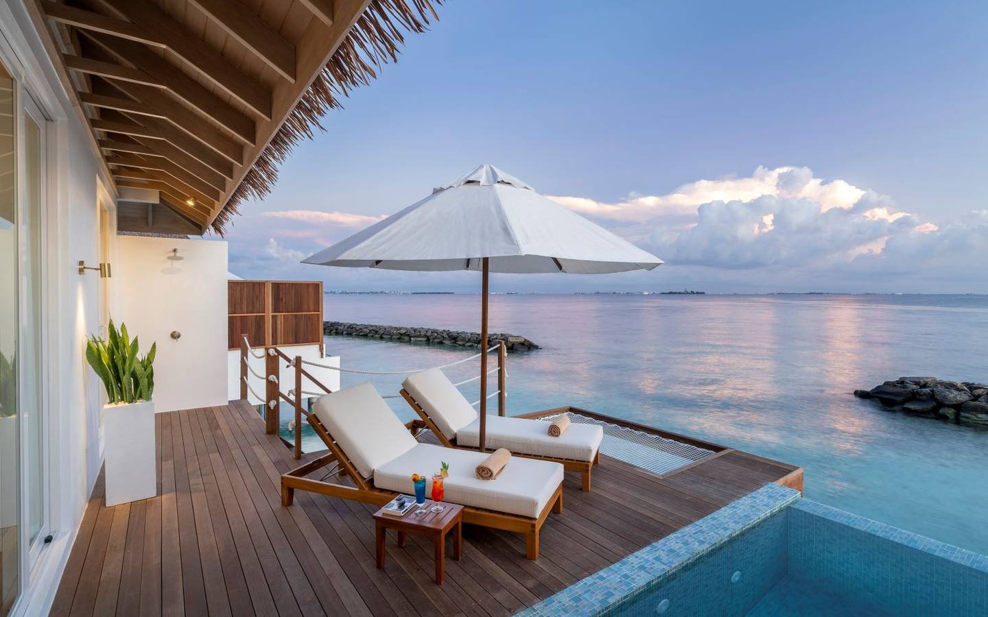 Sunset Water Villa with Pool