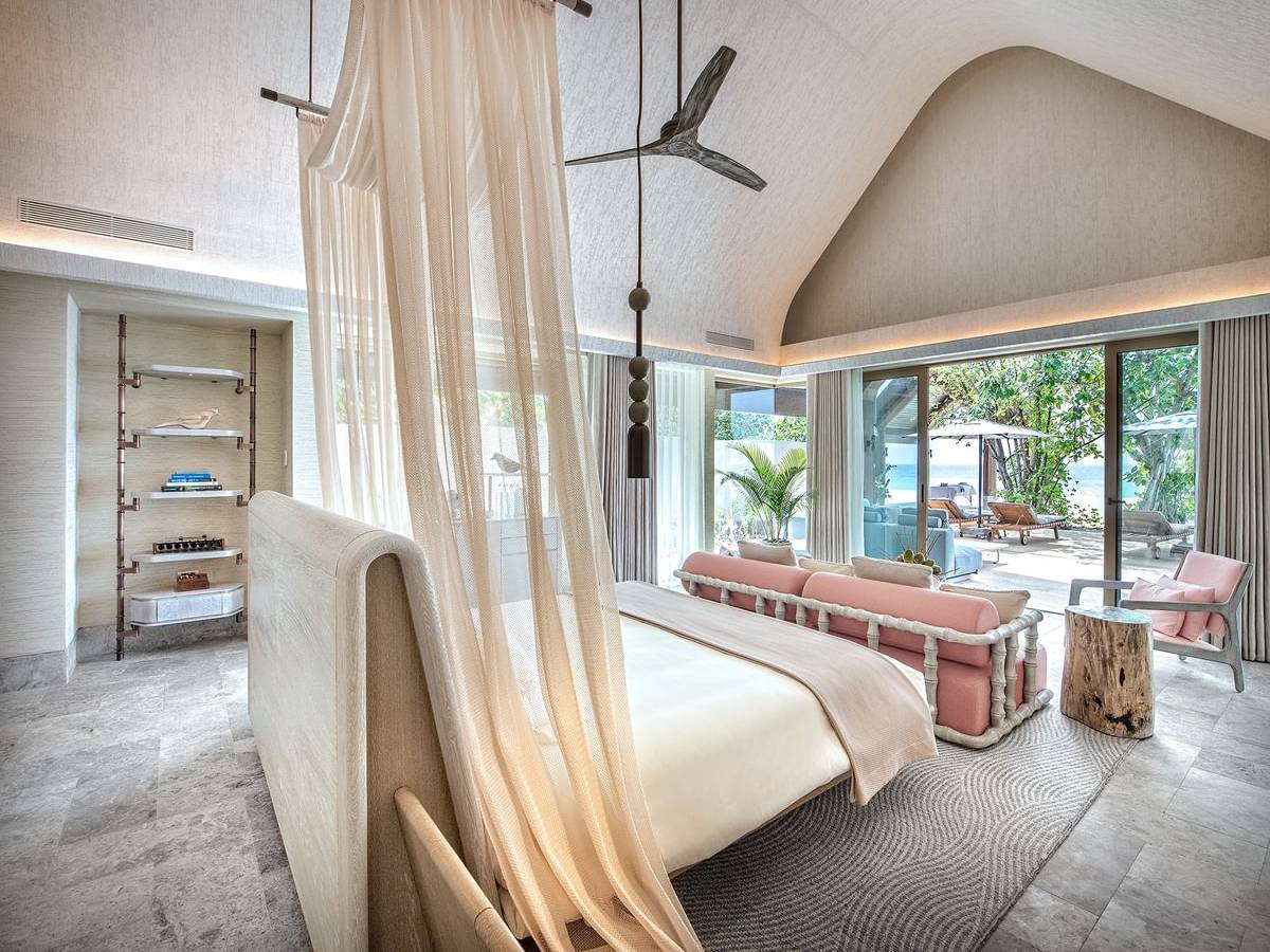 JOALI BEING | Three Bedroom Wellbeing Beach Residence | Schlafzimmer