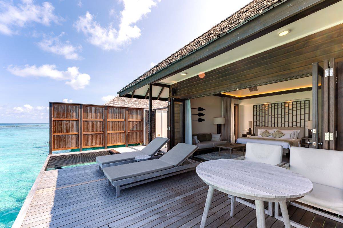 Veligandu Island Resort, Malediven, Ocean Jacuzzi Villa, Terrasse