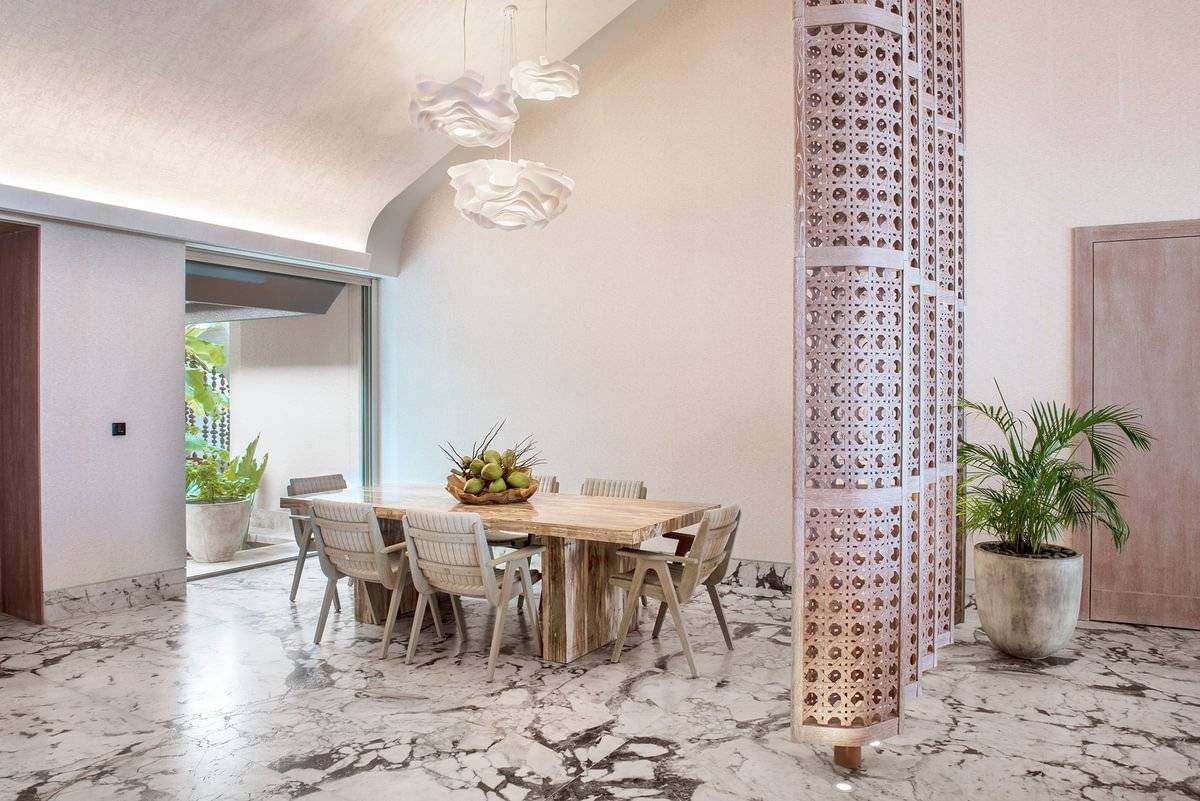 JOALI BEING | Three Bedroom Wellbeing Beach Residence | Esszimmer