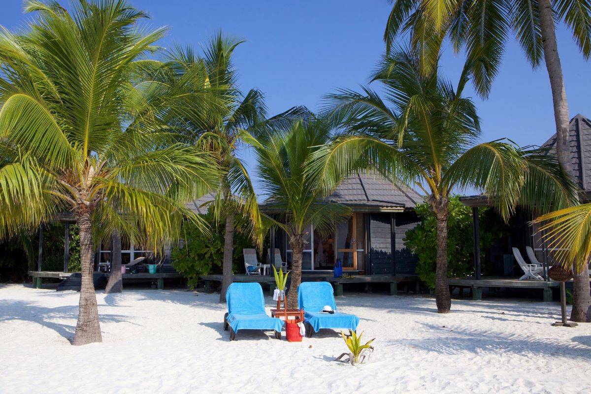Kuredu Island Resort, Malediven, 'O' Jacuzzi Beach Villa, Außenbereich