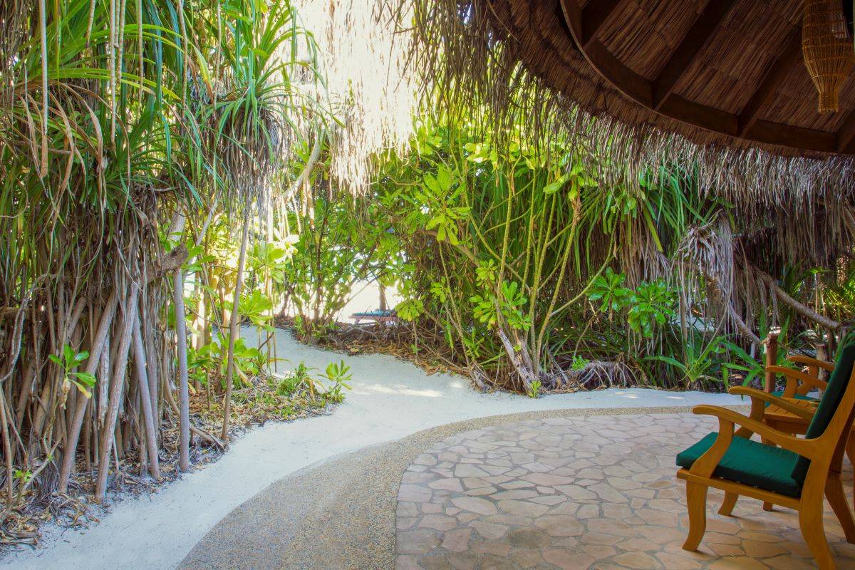 Coco Palm Dhuni Kolhu, Malediven, Beach Villa, Zugang zum Meer