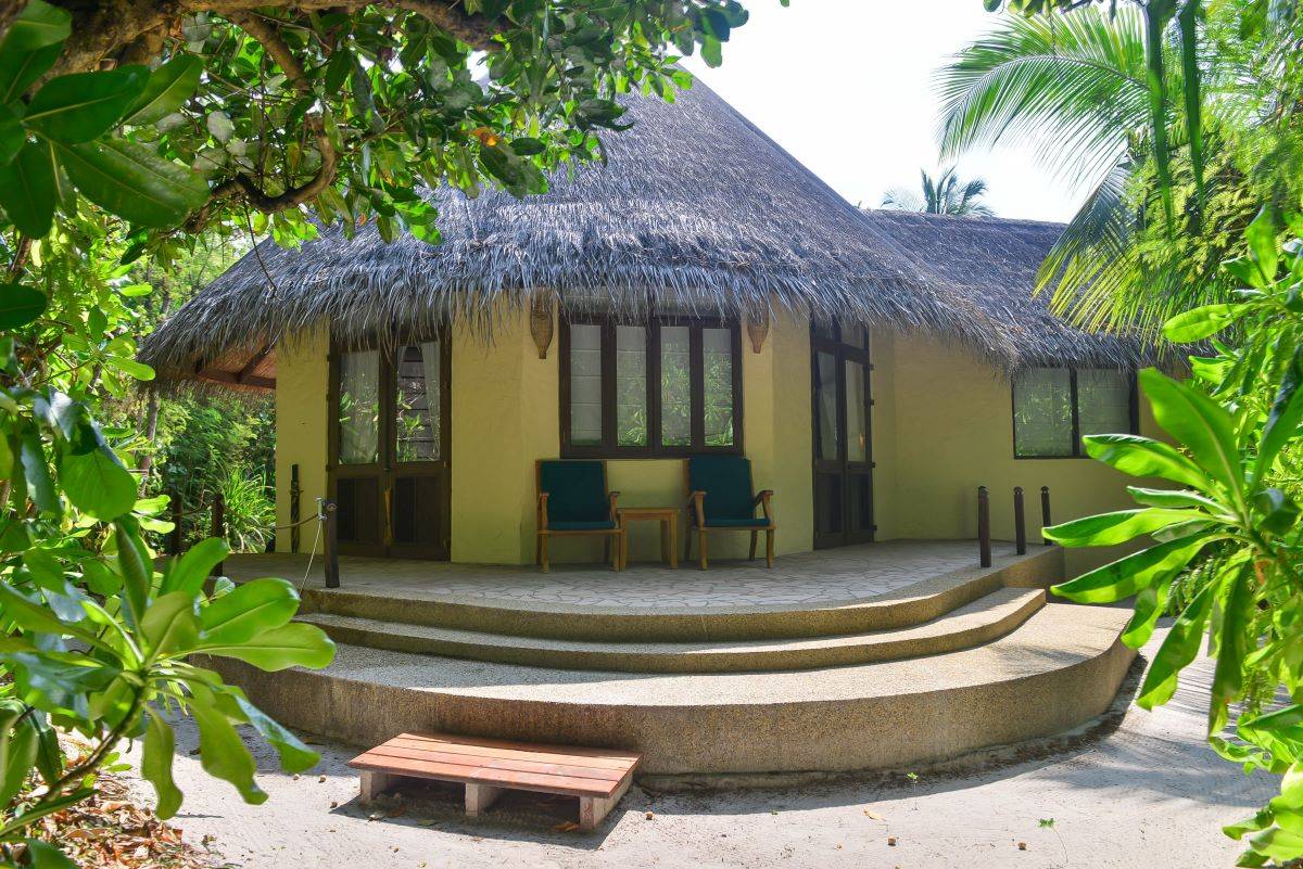 Coco Palm Dhuni Kolhu, Malediven, Sunset Beach Villa, Außenansicht