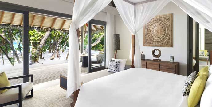 Schlafen, Beach Family Pool Villa, Vakkaru Maldives