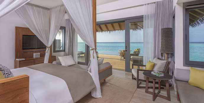 Wohnen, Over Water Pool Villa, Vakkaru Maldives