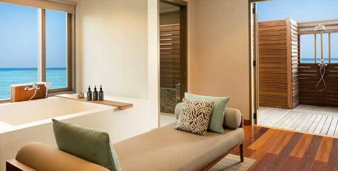 Badezimmer, The Vakkaru Over Water Residence, Vakkaru Maldives