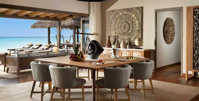 Esszimmer, The Vakkaru Over Water Residence, Vakkaru Maldives