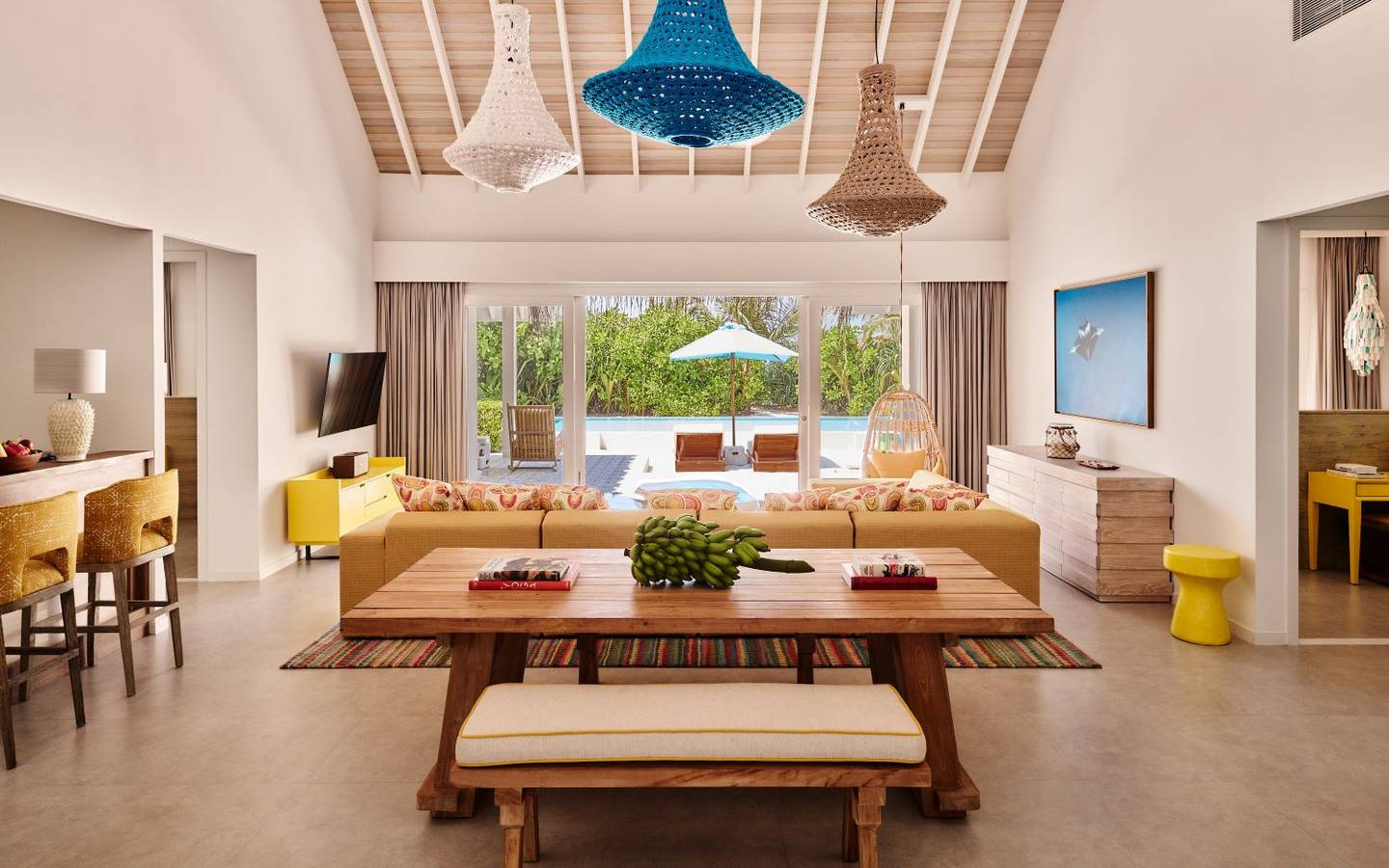 Seaside Finolhu, Baa Atoll, Maldives, Two Bedroom Beach Pool Villa, Ausblick