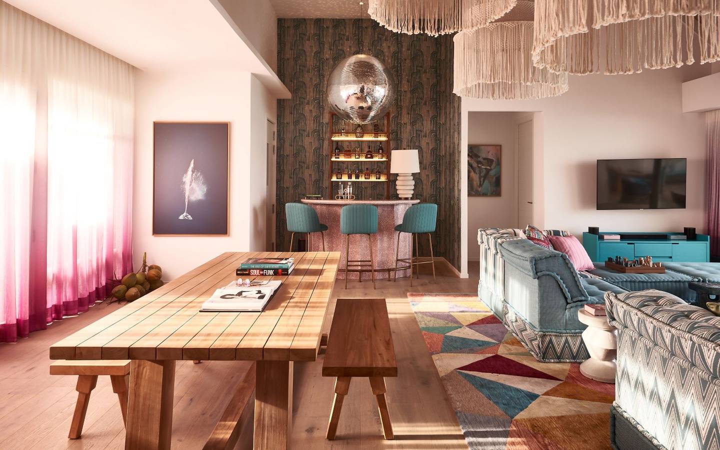 Seaside Finolhu, Baa Atoll, Maldives, Rockstar Two Bedroom Ocean Pool Villa, Wohnzimmer