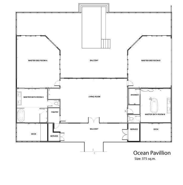 Two Bedroom Overwater Pool Pavilion