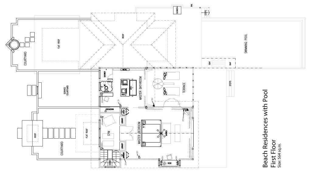 Two Bedroom Beach Pool Residence
