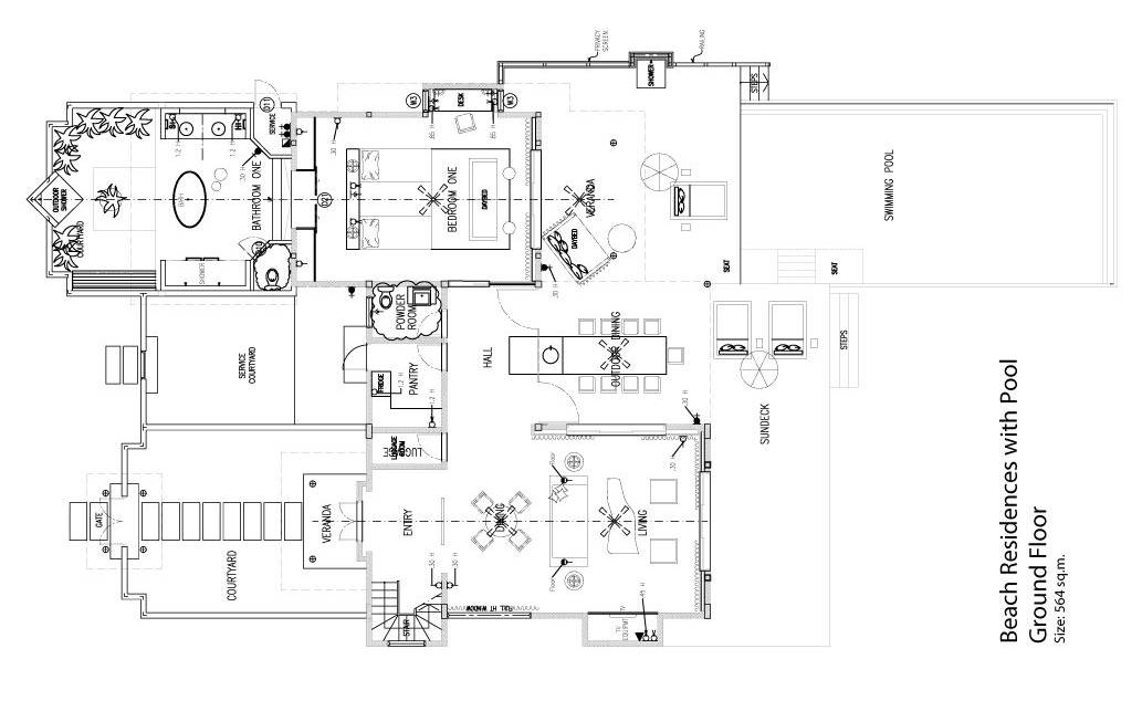 Two Bedroom Beach Pool Residence