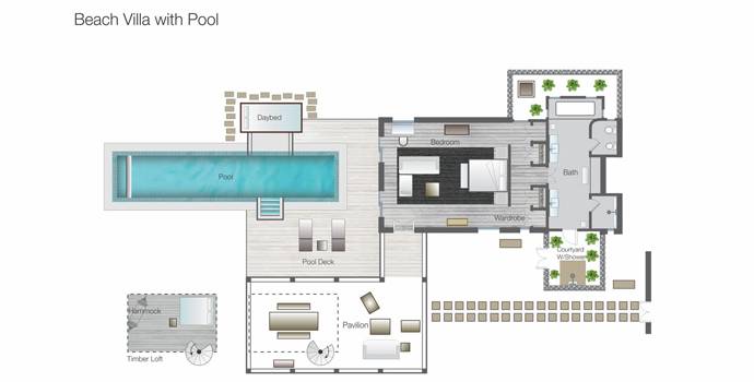 Beach Villa, Four Seasons Resort Maldives at Landaa Giraavaru