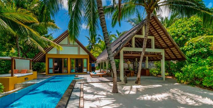 Family Beach Villa mit Pool, Four Seasons Resort Maldives