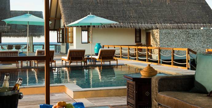 Wohnen, Three Bedroom Land and Ocean Suite, Four Seasons Resort Maldives