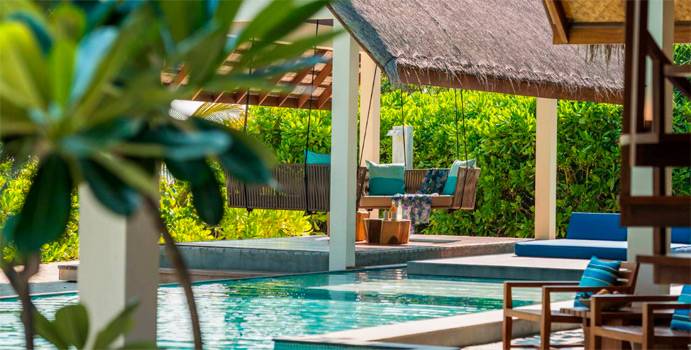 Pool, Two Bedroom Royal Beach Villa, Four Seasons Resort Maldives
