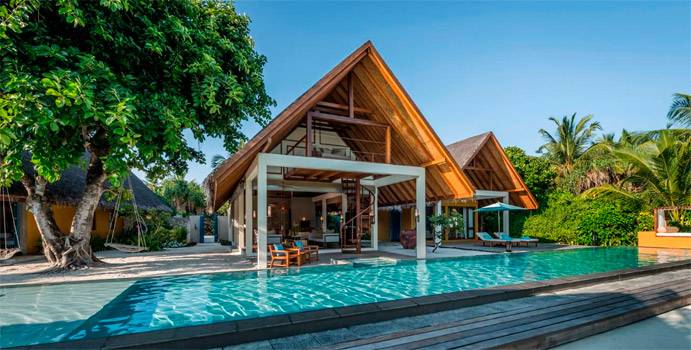 Two Bedroom Royal Beach Villa, Four Seasons Resort Maldives