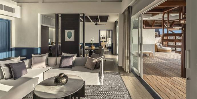 Two Bedroom Sunset Water Suite, Four Seasons Resort Maldives at Landaa Giraavaru