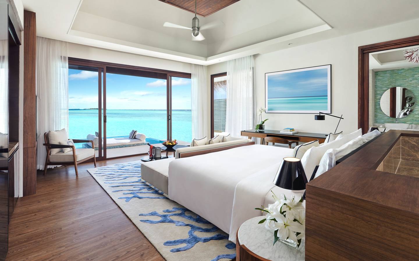 Niyama Private Islands - Over Pool Villa Bedroom