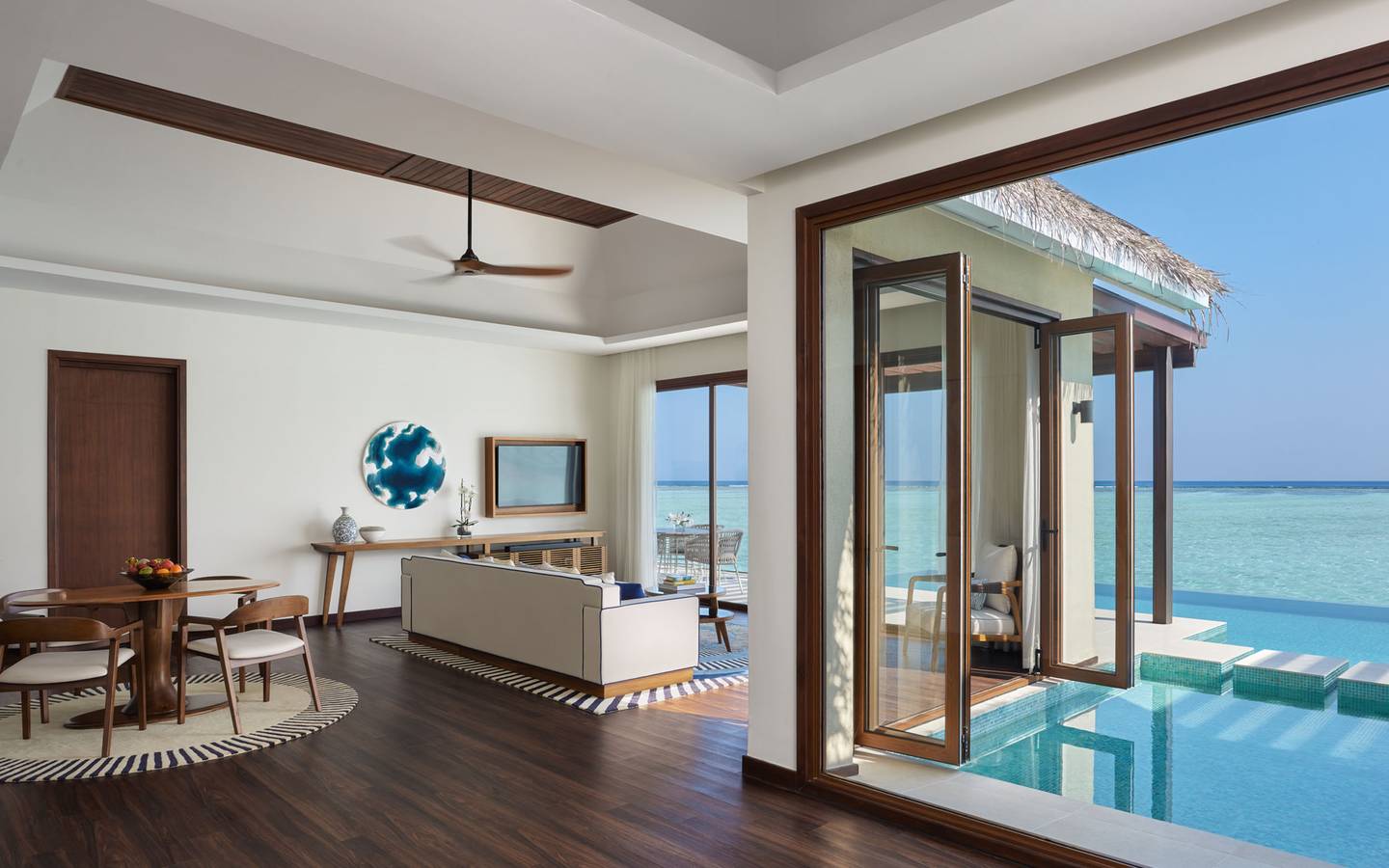 Niyama Private Islands - One Bedroom Ocean Pool Pavilion Living Room