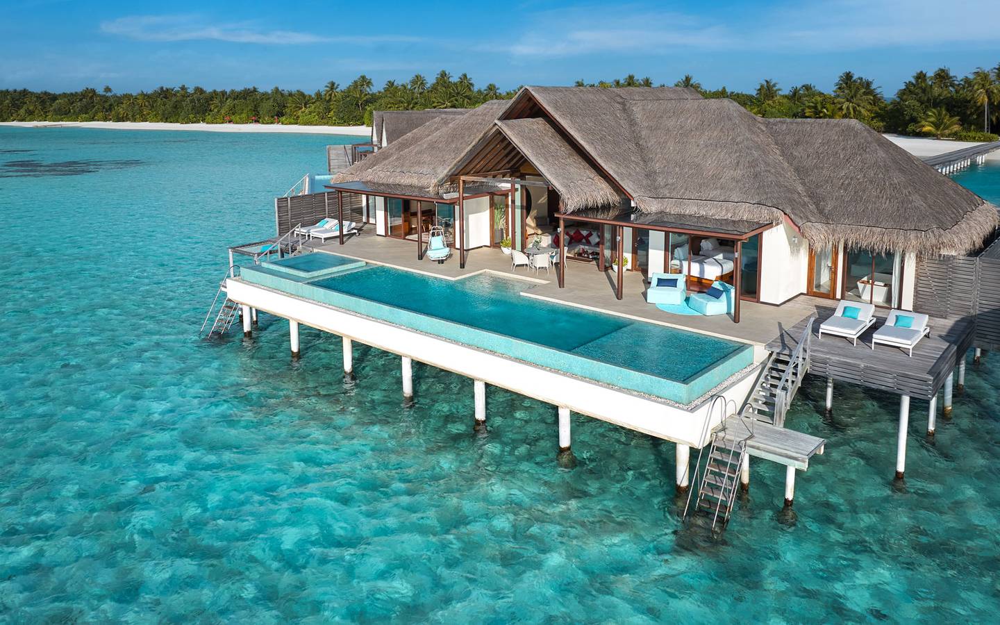 Niyama Private Islands - Two Bedroom Ocean Pool Pavilion By Day