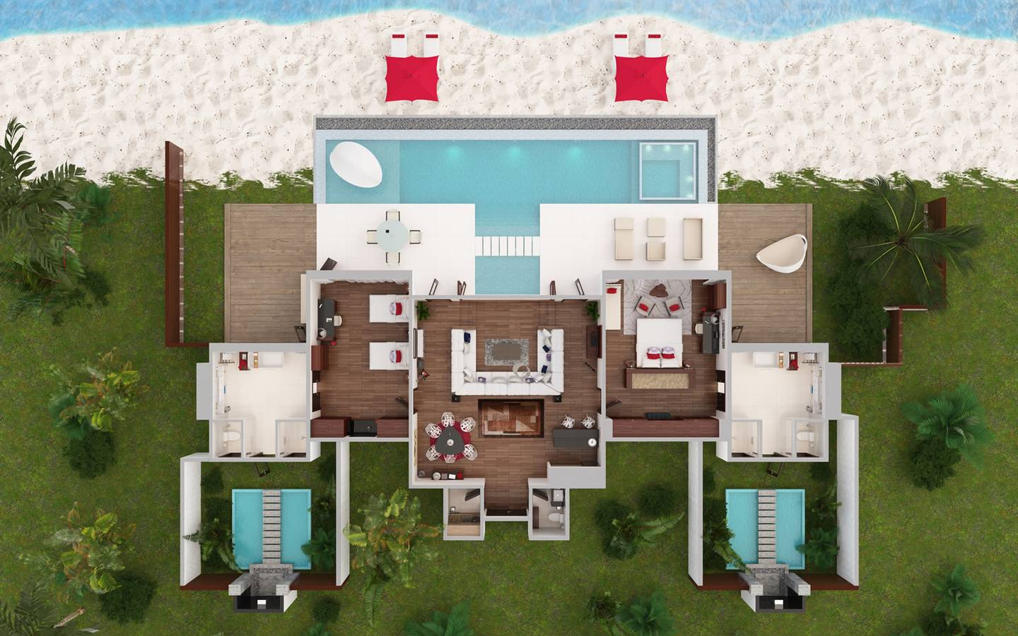 Two Bedroom Beach Pool Villa, Niyama Maldives 6Two Bedroom Beach Pool Villa, Niyama Maldives 10