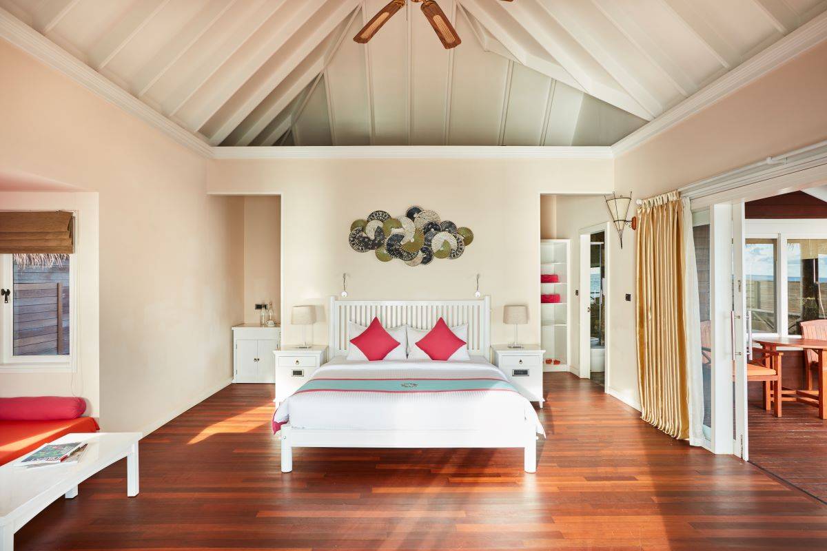 Sun Siyam Vilu Reef, Malediven, Reef Villa, Schlafzimmer