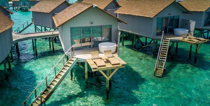 Overwater Villa with Swirl Pool, Centara Ras Fushi Resort & SPA