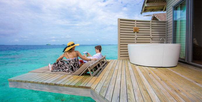 Overwater Villa with Swirl Pool, Centara Ras Fushi Resort & SPA