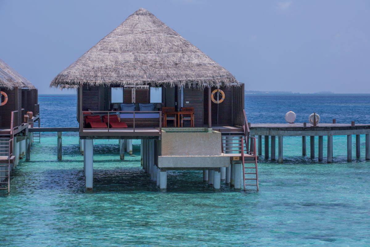 Coco Bodu Hithi, Malediven, Water Villa, Außenansicht